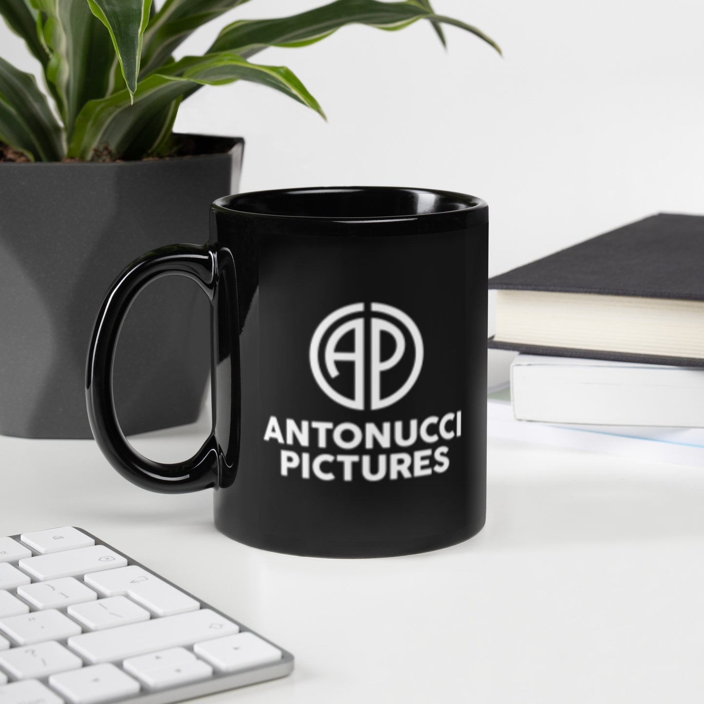 Antonucci Pictures Black Glossy Mug