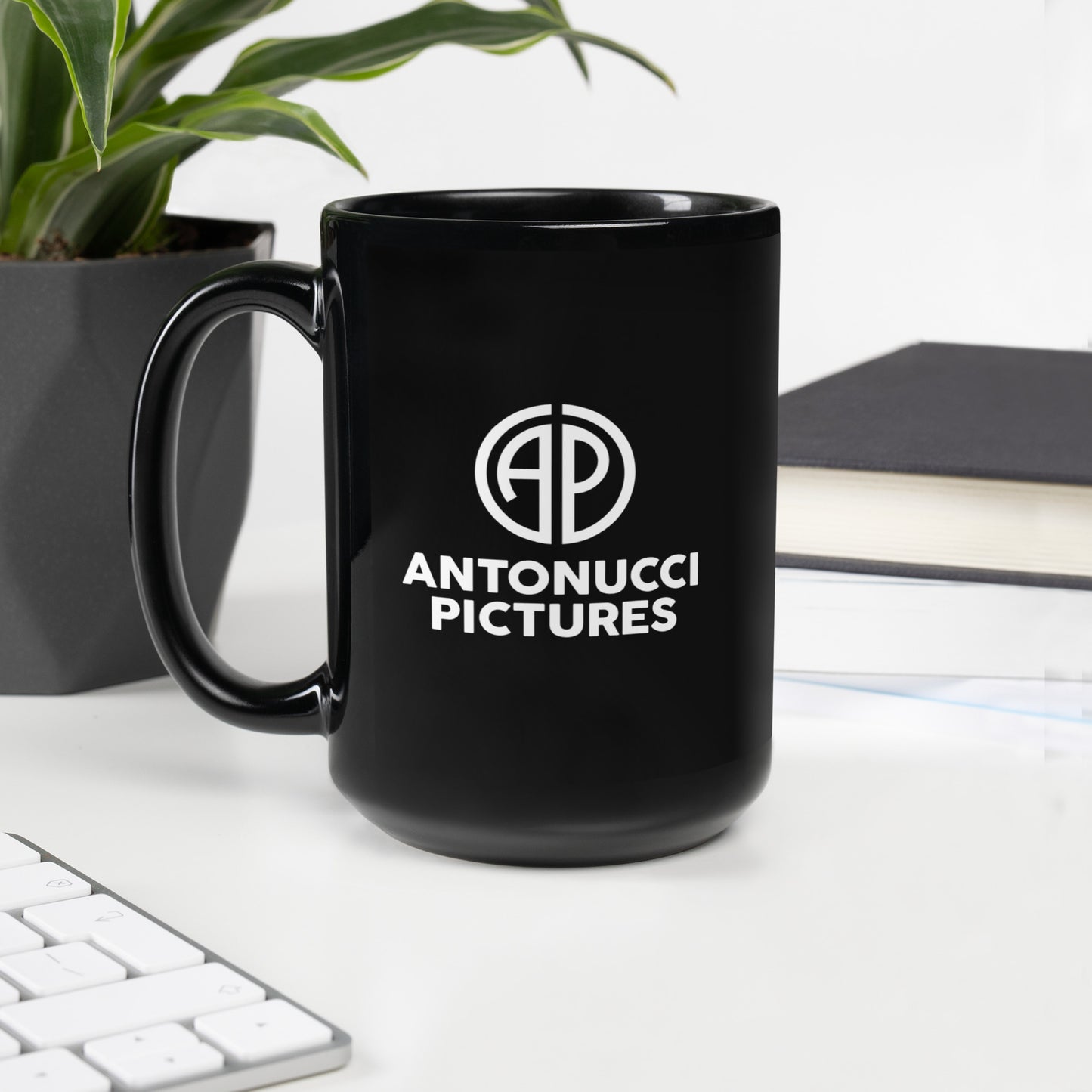 Antonucci Pictures Black Glossy Mug